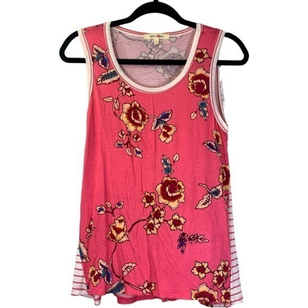 WISHFUL PARK Pink Floral‎ Tank Top